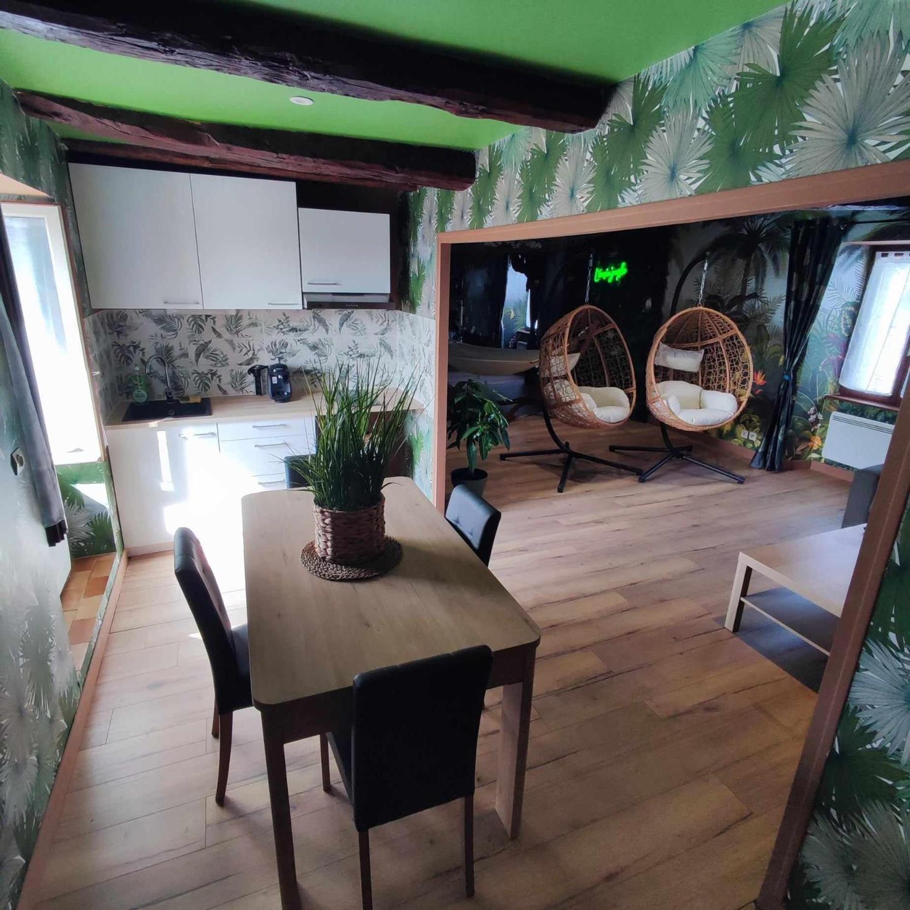 L'Evasion Jungle Apartman Saint-Pierre-de-Plesguen Kültér fotó