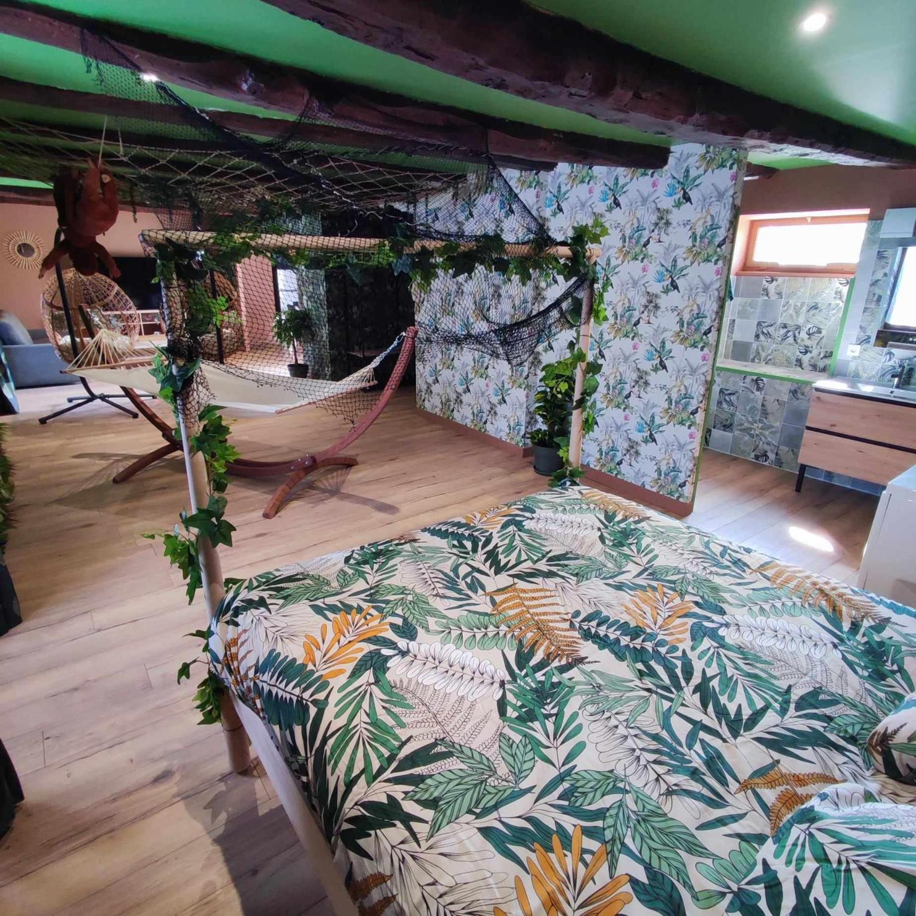 L'Evasion Jungle Apartman Saint-Pierre-de-Plesguen Kültér fotó