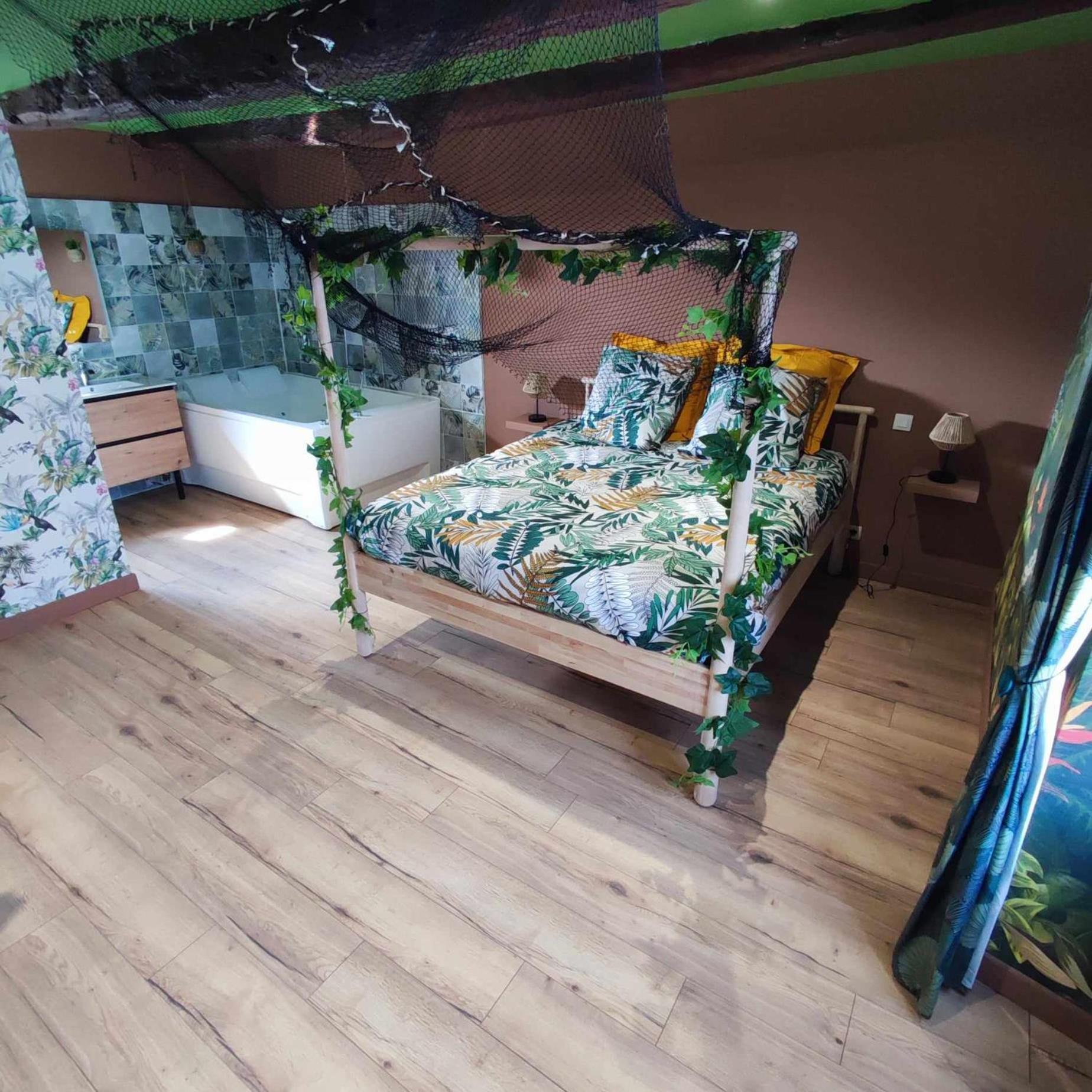 L'Evasion Jungle Apartman Saint-Pierre-de-Plesguen Kültér fotó